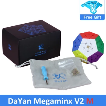 Original DaYan Megaminxes V2 M 12 părți magnetice cub puzzle-uri Dayan 3x3 dodecaedru cubo magico jucarii educative pentru copii