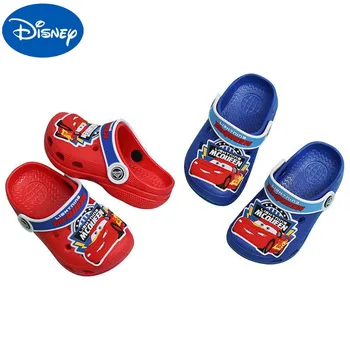Original Disney Cars Lightning Mcqueen pentru Copii Sandale Și Papuci Moi, Fund Non-alunecare Papuci de casă rezistent la Uzura pentru Copii S