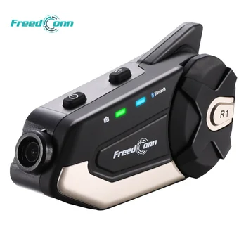 Original Freedconn R1 WiFi Motocicleta Impermeabil HD 1080P Camera Motocicleta Bluetooth 4.1 Microfon Cască setul cu Cască