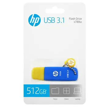 Original HP 512GB ssd de 128GB, 256GB USB3.1 Flash Drive 64GB 32G Pendrive de Mare Viteză Memory Stick de Metal Disc U X788 pentru calculator