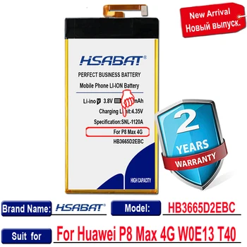 Original HSABAT mai Noi 6100mAh Acumulator pentru Huawei P8 Max 4G W0E13 T40 HB3665D2EBC