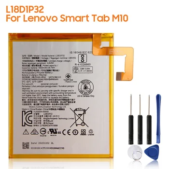 Original Inlocuire Baterie L18D1P32 Pentru Lenovo Smart Tab M10 Autentic Bateriei Tabletei 4850mAh