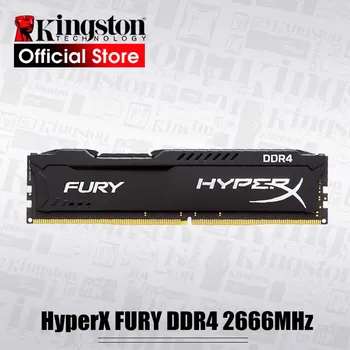 Original Kingston HyperX FURY DDR4 2666MHz 8GB 16GB Desktop Memorie RAM CL16 DIMM 288 pini Desktop Memorie Internă Pentru Jocuri de noroc