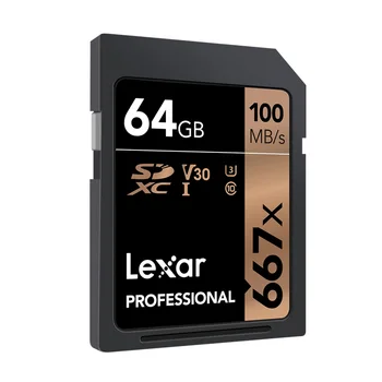 Original Lexar 667x Card SD U3 SDXC UHS-I 128GB SD Kaart 256GB Clasa 10 V30 Carte SD 32 GB 64 GB Pentru 1080p 3D, Camera video 4K