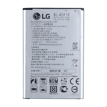 Original LG acumulator BL-45F1F Baterie pentru LG k8 (2017 versiune K8) K4 K3 M160 LG Aristo MS210 2410mAh X230K M160 X240K LV3