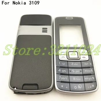 Original Locuințe Noi case Pentru Nokia 3109c 3109 complet Complet Carcasa Telefon Mobil Caz Acoperire Cu limba engleză Și arabă Keyboard