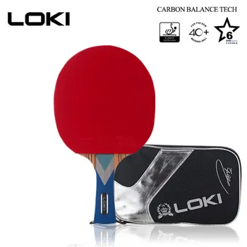 Original LOKI 6 Star Pro Racheta de Tenis de Masă WRB Carbon Lama de Ping-Pong Bat paleta Pingpong tabletennis cu ITTF Cauciuc