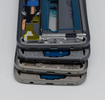 Original Mijloc Rama Pentru Samsung Galaxy S7 G930 G930F Mijlocul Rama de Metal Carcasa carcasa cu Parte Cheie Piese de schimb