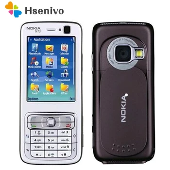 Original Nokia N73 Telefon Mobil 3G GSM Bluetooth 3.15 MP Deblocat N73 Renovate și limba engleză, arabă, rusă tastatura transport Gratuit