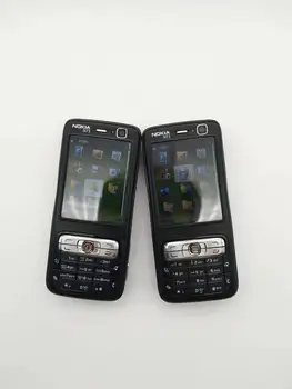 Original Nokia N73 Telefon Mobil 3G GSM Bluetooth 3.15 MP Deblocat N73 Renovate și limba engleză, arabă, rusă tastatura transport Gratuit