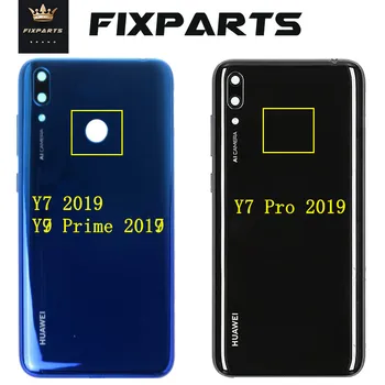 Original Nou pentru Huawei Y7 2019 Y7 Pro 2019 Y7 Prim-2019 Spate Capac Baterie Spate Carcasa Y7 2019 Caz Y7 Pro 2019 Capacul Bateriei