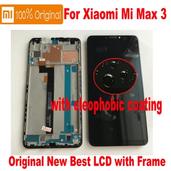 Original, Nou Xiaomi Mi Max 3 Ecran LCD 10 puncte Touch Screen Digitizer Sticla Panou de Asamblare Senzor cu Cadru Max3 Telefon