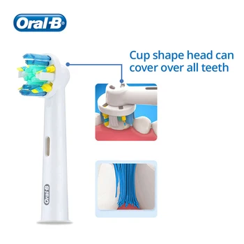 Original Oral B Capete de schimb pentru Oral B Periuta de dinti Reincarcabila Curat Pata Dintii Albi Ata de Acțiune Cap de Periuta de dinti