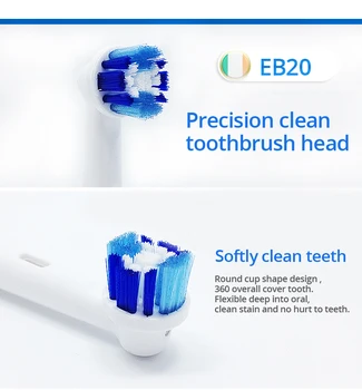 Original Oral B Vitality Periuță De Dinți Electrice Rotative Electrice De Tip Dinți Perie De Curățare De Precizie Albi Dintii Proteja De Mestecat