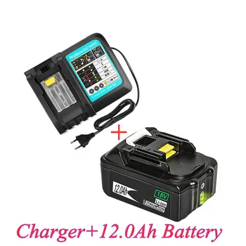 Original Pentru Makita 18V 12000mAh baterie Reîncărcabilă Instrumente de Putere Baterie cu LED baterie Li-ion de Înlocuire LXT BL1860B BL1860 BL1850