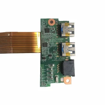 Original Pentru Toshiba Satellite P70-O P75-UN USB 3.0, LAN bord Cu Cablu DA0BDATB8F0 Testat Navă Rapidă