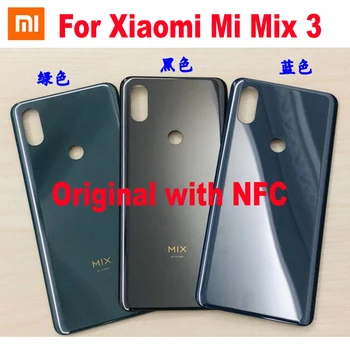 Original Pentru Xiaomi Mix3 Mi se Amestecă 3 Spate Capac Baterie Carcasa Ușa Ceramice Panou Spate Capac cu NFC Coajă de Telefon Piese
