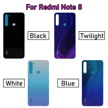 Original Pentru Xiaomi Redmi Nota 8 Pro 4D Paharul Înapoi Capacul Bateriei Caz Piese de schimb Pentru Xiaomi Redmi Nota 8 capacul din Spate de Instrumente