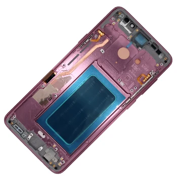 Original S9 G965F Display Pentru Samsung Galaxy S9 Plus G960F LCD Cu Rama 1440x2960 SM-G960A G965T Ecran Tactil LCD Linie Moartă