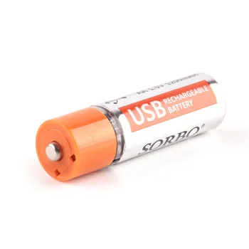 Original Sorbo 4buc USB Reîncărcabilă Baterie AA 1.5 V 1200mAh Încărcare Rapidă Li-po Baterie de Calitate Baterii AA Bateria RoHS CE