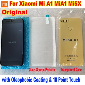Original Xiaomi Mi A1 MiA1 Mi5X Mi 5X Display LCD Touch Screen Digitizer Cu Rama de Asamblare Înlocuirea Senzorului + Temperat film