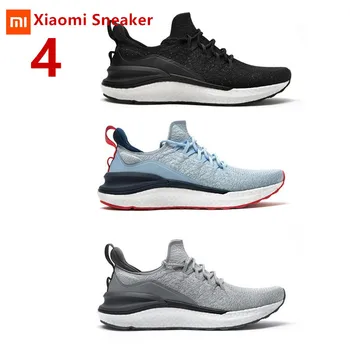 Original XiaoMi Mijia Adidasi pantofi Sport Adidas 4 Pentru Barbati Rulează Ușor Respirabil 4D Zbura Tesute Superioara Lavabil Inteligent