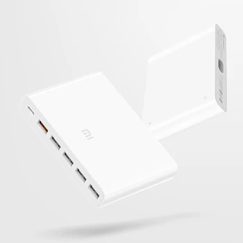 Original Xiaomi USB-C 60W Încărcător de Ieșire de Tip C 6 Porturi USB CC 3.0 Încărcare Rapidă 18W 24W(5V=2.4 a MAX) Pentru Telefon Inteligent Tablete
