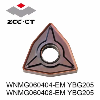 Original ZCC CT WNMG060404-I WNMG060408-I YBG205 WNMG 060404 060408-Unelte de strungarie Insertii Carbură CNC Cutter Strung Tool