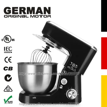 Original în limba GERMANĂ cu Motor Electric de Bucătărie, Mașină de KP26MB Negru Bol-Lift 4.5 Litru chef Mixere verticale