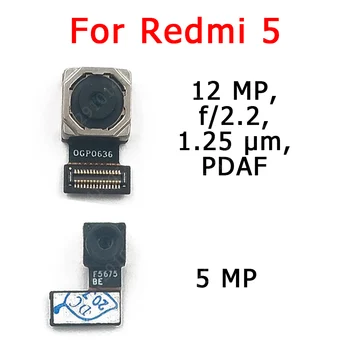 Originale Fata-Spate, Camera Din Spate Pentru Xiaomi Redmi 5 Principală Cu Care Se Confruntă Camera Module Cablu Flex Înlocuire Piese De Schimb