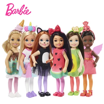 Orignal Păpuși Barbie Club Chelsea Kelly pentru fete Printesa Jucarie de Ziua copilului Ziua de nastere Cadou de păpuși Barbie pentru fete jucarii