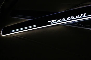 Osmrk condus în mișcare ușa de uzură pentru Maserati quattroporte GT dinamic ușa plăcii de prag plat captuseala de suprapuneri paznici care curge/lumină fixă