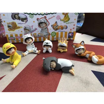 Osomatsu San 6pcs/set Mini Figurine 1/16 scară Animală Pijamale Ver. Karamatsu Ichimatsu PVC figura Jucării Brinquedos