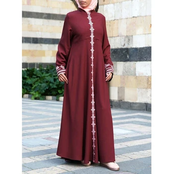 OTEN Musulman Abaya cu Fermoar Dantela Modificarea Elegant Doamnelor Rochie Dubai Casual Caftan turc Retro Kimono Haine Islamice Платье