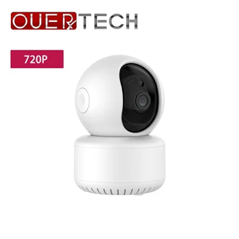 OUERTECH 720p camera wifi Două căi audio 360 WIFI Smart camera în timp real de înregistrare camera de securitate pentru acasă cu slot pentru card