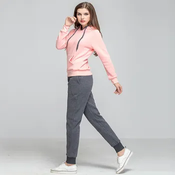 OUMOWEI Pantaloni pentru Femei 2020 Moda Noua de Înaltă Talie Pantaloni Harem de Înaltă Calitate de Toamnă Și de Iarnă, Plus pantaloni de Trening de Catifea