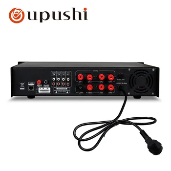 Oupushi IP-2150U 150W/250W/350W IP de Radiodifuziune Amplificator Bluetooth Cinci Zone Tuning 2 Intrare Microfon Radio FM Redare USD