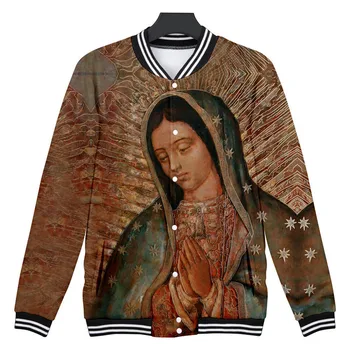 Our Lady Of Guadalupe Fecioara Maria Mexic Mexican 3D Jacheta Hip Hop Tricoul Harajuku Supradimensionate Hanorace Jachete de Brand de Haine
