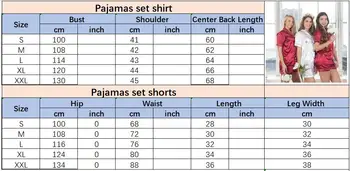 Owiter Set de Pijama pentru Femei din Satin Seturi de Pijama Mireasa, domnisoara de Onoare Pijama Guler de Turn-down Pijamale cu Maneci Scurte îmbrăcăminte de noapte 2 Bucata Set