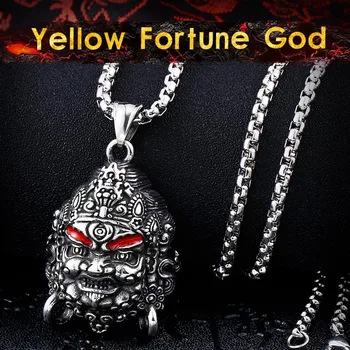 Oțel soldat new sosire Yamantaki Asia Buddha design pandantiv colier otel inoxidabil unic punk populare bijuterii avere cadou