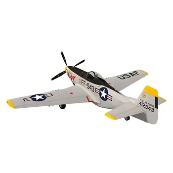 P-51D Mustang și ciocul Roșu P-51d fighter HD hârtie model solid 3D model din hârtie adult copii DIY de mână-a făcut jigsaw puzzle