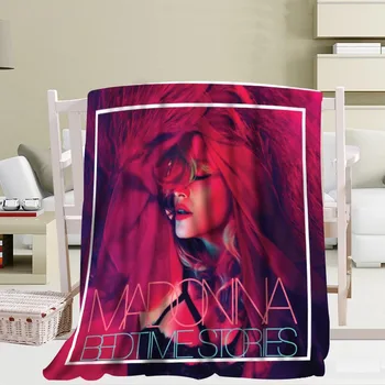 P+ Madonna Pătură Moale DIY Canapea extensibilă Pătură Copil Adult Cald, Personalizat Dimensiune Patura 56x80Inch50X60Inch40X50Inch