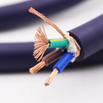 P101 Cupru NE-Cablu de Alimentare Cablu Cu Figura 8 IEC Feminin soclu Pentru CD/Amplifer/DVD, HIFI