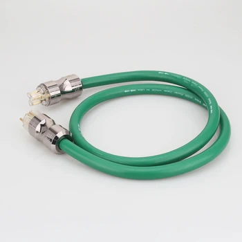 P108 HI-End Cupru Argint Amestecat HIFI Cablu de Alimentare Schuko Putere Duce Cablul de Alimentare Pentru HIFI CD AMP Sistem AUDIO