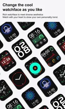 P8 Pro Smart Watch Bluetooth Apel HeartRate Tracker de Fitness Bărbați Femei DT35 smartwatch ForXiaomi Android IOS PK IWO8 lite B57 F8