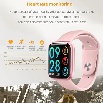 P80 Ceas Inteligent IP68 rezistent la apa Complet Fouch Ecran ceas Inteligent Monitor de Ritm Cardiac de monitorizare de somn pentru copilul femei ceas inteligent
