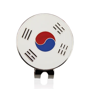 Pachet de 6 Buc Minge de Golf Mark plus Magnetic Golf Hat Clip Golf Marker Coreea de Design de Pavilion Picătură Navă