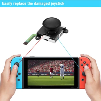 Pachetul Analogic 3D Bucurie Con Joystick-ul de Înlocuire pentru Nintendo Comutator, Stânga Joycon Dreapta pentru a Comuta Bucurie Con Controler Complet Ns Reparații