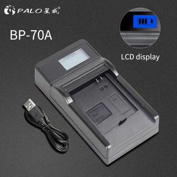 PALO Camera Încărcător de Baterie Cu Display LCD Pentru Samsung BP-70A bp-70a bp70a BP70a PL120 PL121 PL170 PL171 PL200 ST76