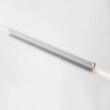 Pandantiv lumina subțire D2.5cm Gâfâind din Aluminiu lampa de Con Design Astigmatic COB LED-uri în Interiorul Moden simplitatea Design Bar, sala de Mese